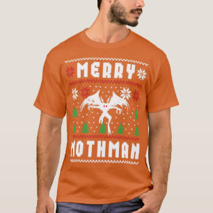 T-shirt Mothman Ugly Christmas Sweater Merry Mothman