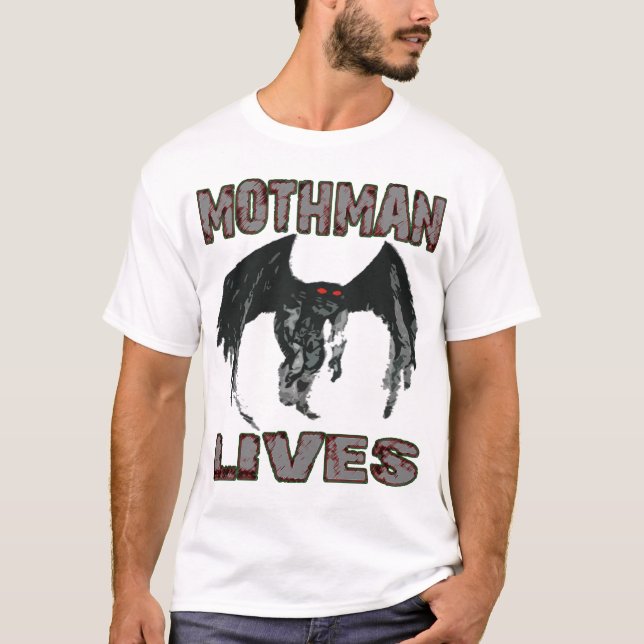 T-SHIRT MOTHMAN VIT CHEMISE (Devant)