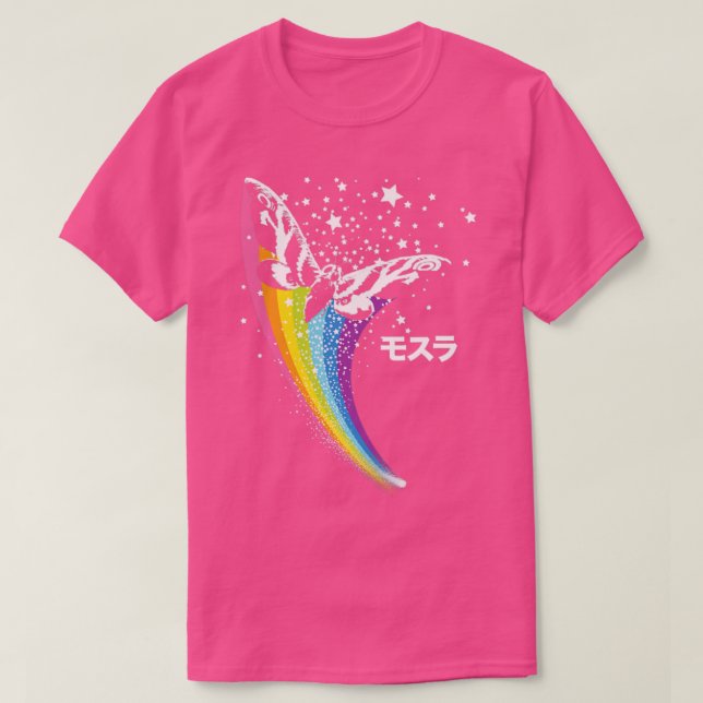 T-SHIRT MOTHRA RAINBOW 1 (Design devant)