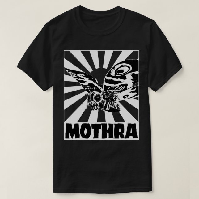 T-shirt MOTHRA Soleil levant pour tee - shirts rouges (Design devant)