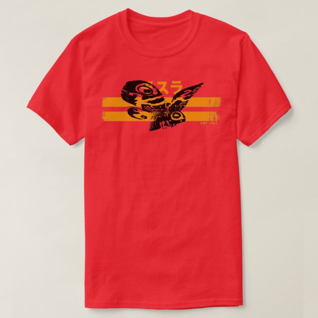 T-SHIRT MOTHRA STRIPES (Design devant)