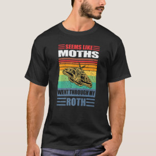 T-shirt Moths Roth Ira 401k Retraite Papier Retraite Insec