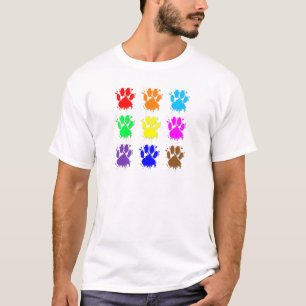 T-shirt Motif à mâchoires pour chien d'encre