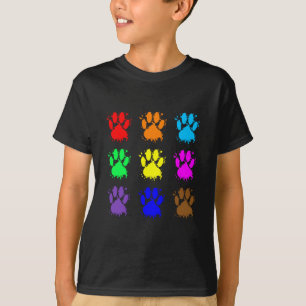 T-shirt Motif à mâchoires pour chien d'encre