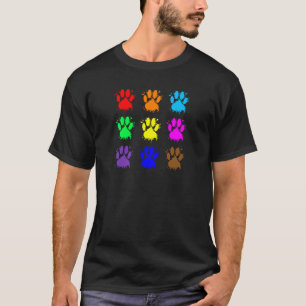 T-shirt Motif à mâchoires pour chien d'encre