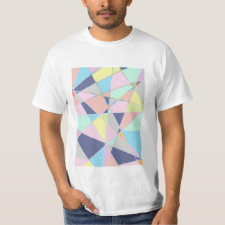 T-shirt motif abstrait