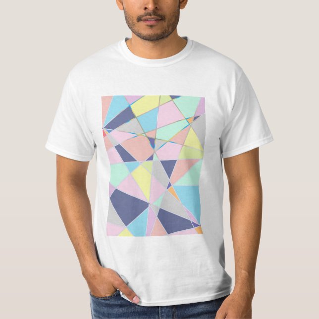 T-shirt motif abstrait (Devant)