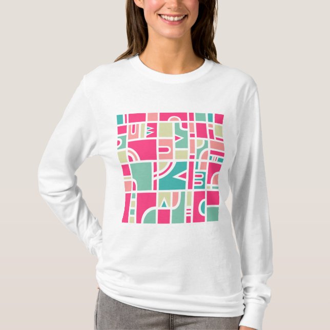 T-shirt Motif Abstrait 170715 (Devant)