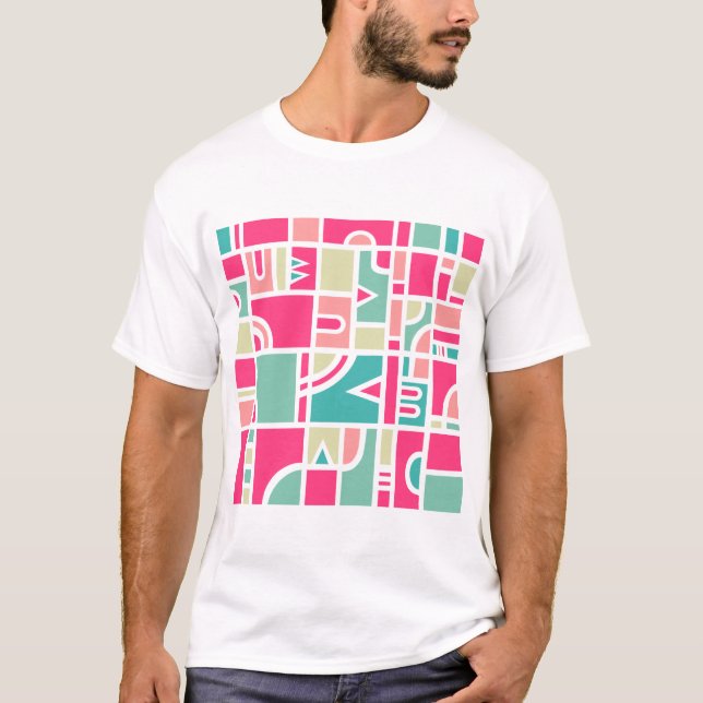 T-shirt Motif Abstrait 170715 (Devant)