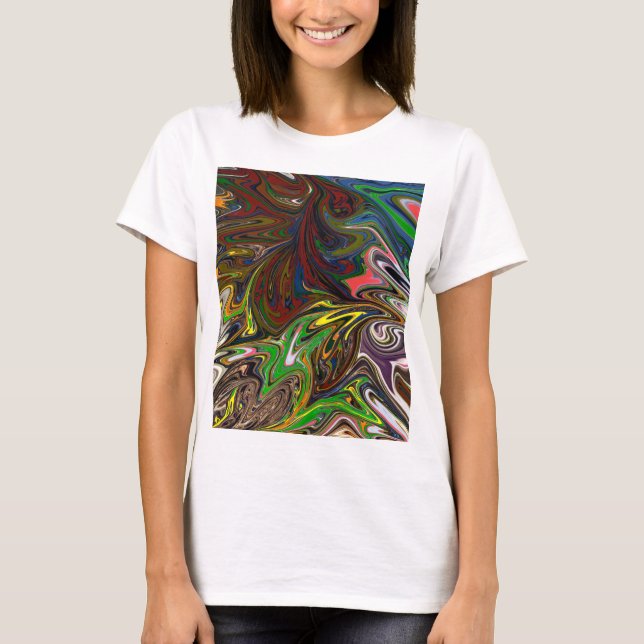 T-shirt motif abstrait cool (Devant)