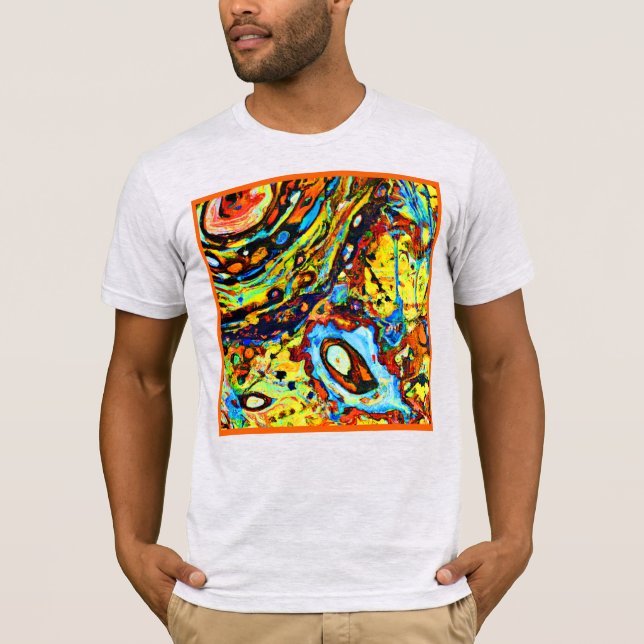 T-shirt Motif Abstrait exceptionnel (Devant)