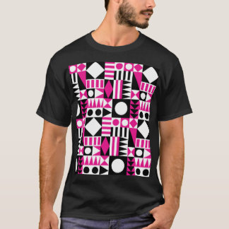 T-shirt Motif abstrait moderne du milieu du siècle.