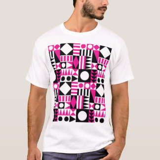 T-shirt Motif abstrait moderne du milieu du siècle.
