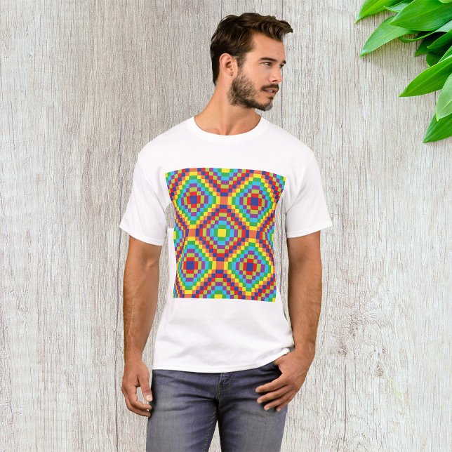 T-shirt Motif Abstrait rétroactif (Créateur téléchargé)