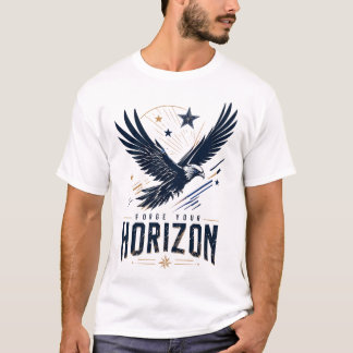 T-Shirt Motif Aigle Patriotique Motivationnel
