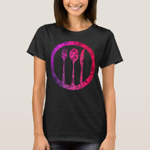 T-shirt Motif alimentaire coloré Fruits Aliments Pancakes