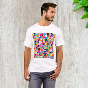 T-shirt Motif Alphabet Jumble