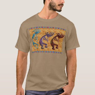 T-shirt Motif amérindien Kokopelli 3D Anasazi