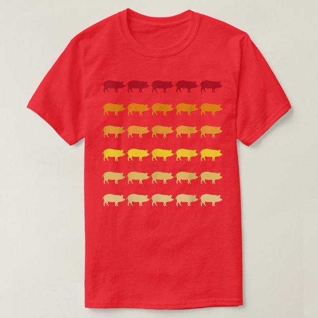 T-shirt Motif animal rétro de GuinéePig (Design devant)