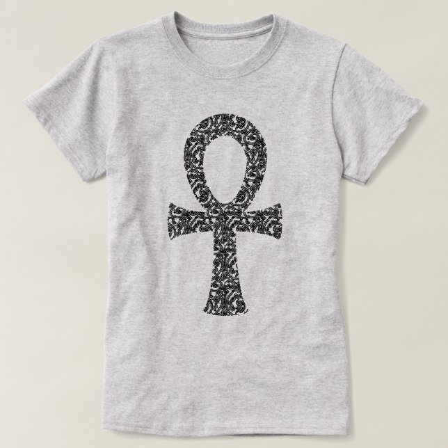 T-shirt Motif Ankh Swirl (Design devant)