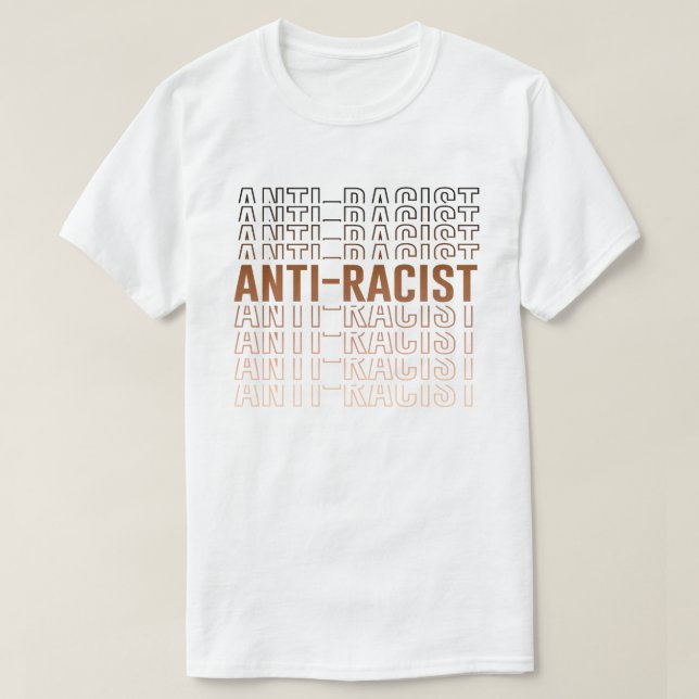 T-shirt Motif anti-raciste (Design devant)