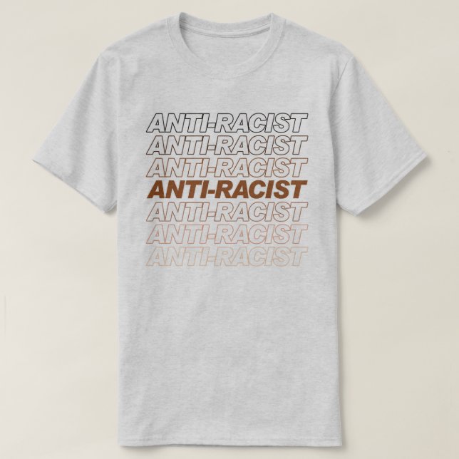 T-shirt Motif anti-raciste (Design devant)