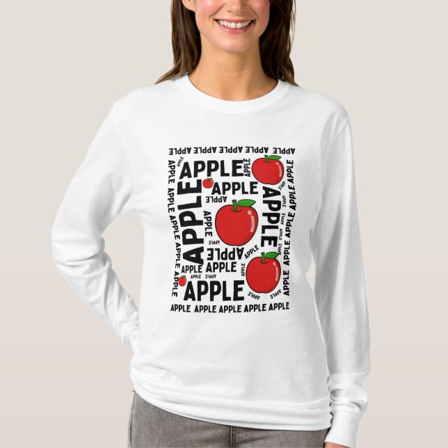 T-SHIRT MOTIF APPLE (Devant)