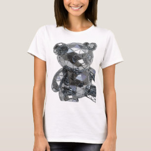 T-shirt Motif artistique abstrait ARGENT VIBRANT v2