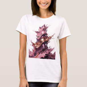 T-shirt Motif artistique argent ART ABSTRAIT