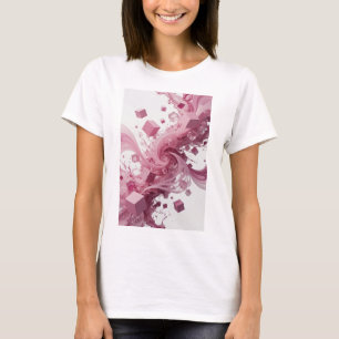 T-shirt Motif artistique ART ABSTRAIT Argent Cool