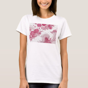 T-shirt Motif artistique ART ABSTRAIT Argent Épuré v2