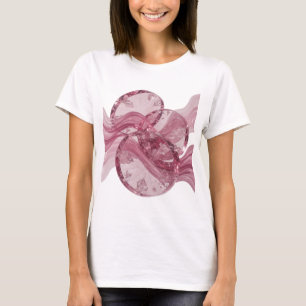 T-shirt Motif artistique ART ABSTRAIT Argent Statement