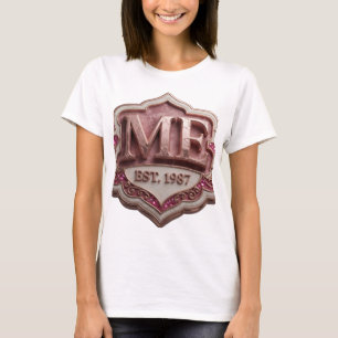 T-shirt Motif artistique ART ABSTRAIT Or iconique