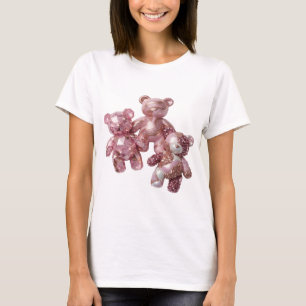 T-shirt Motif artistique Crisp Rose TROIS OURS EN PELUCHE
