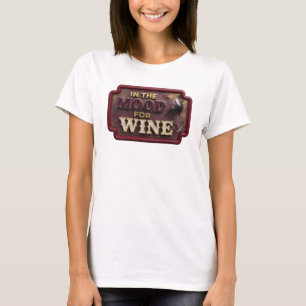 T-shirt Motif Artistique Rose Clair EN TRAIN DE BOIRE DU V