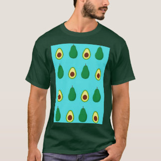 T-shirt Motif Avocado bleu