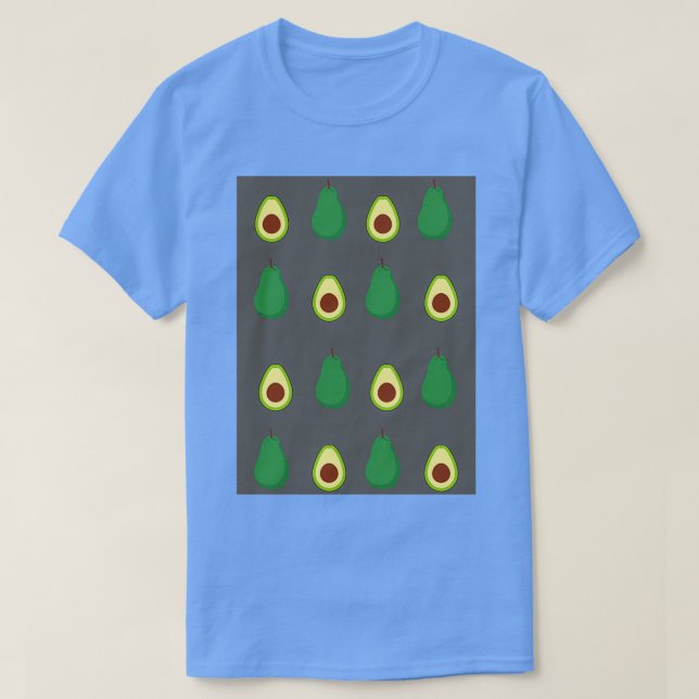 T-shirt Motif Avocado gris foncé (Design devant)