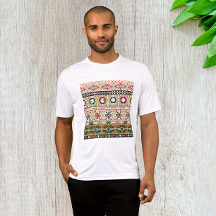T-shirt Motif Aztèque Tribal Coloré Boho géométrique