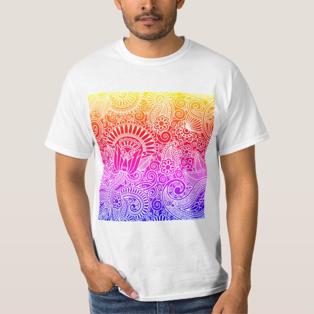 T-shirt Motif Batik Indonesia (Devant)