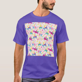 T-shirt Motif brillant du Parti Unicorn