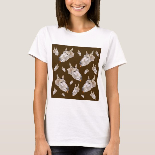 T-shirt Motif Brown Donkey, (Devant)