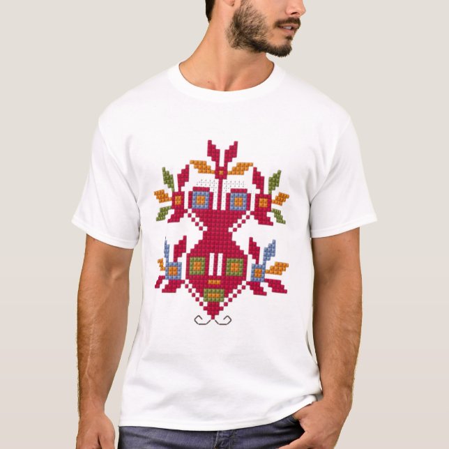 T-shirt Motif bulgare traditionnel (Devant)