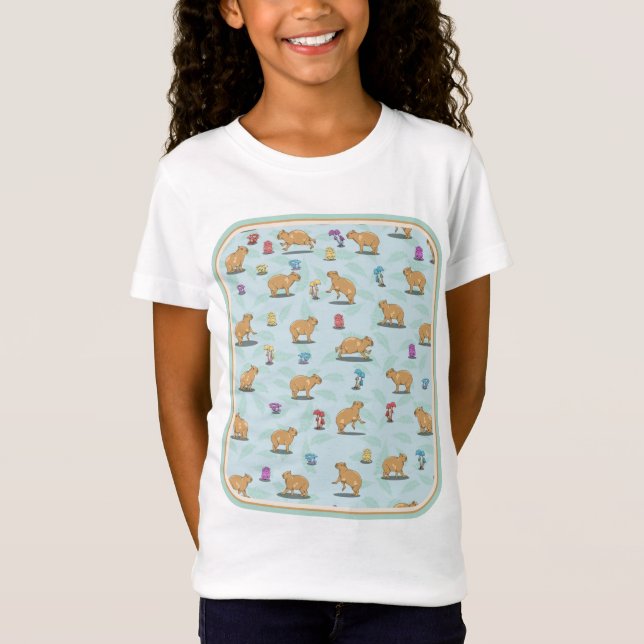 T-Shirt Motif Capybara (Devant)