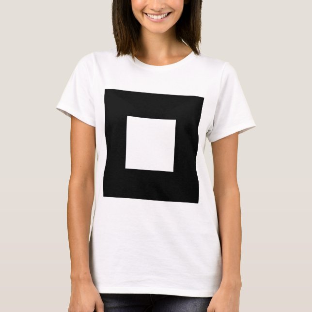 T-shirt Motif carré (Devant)