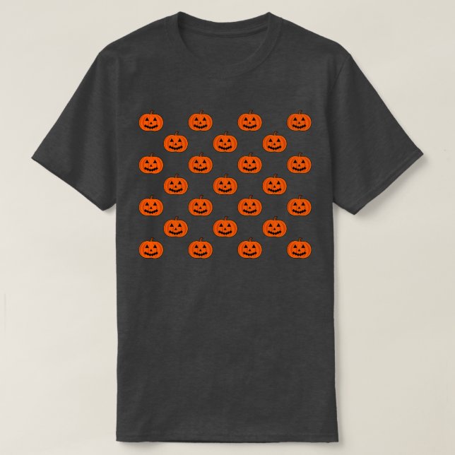 T-shirt Motif Citrouille éffrayant (Design devant)
