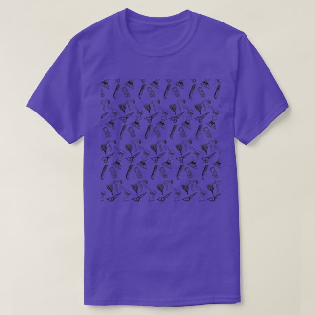 T-shirt Motif coiffeur (Design devant)