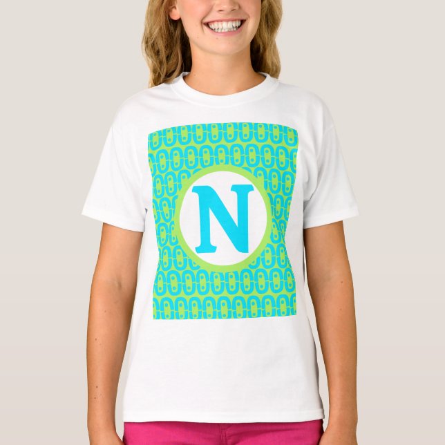 T-shirt motif coloré moderne (Devant)