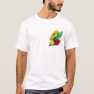 T-shirt Motif coloré pour clubs de tennis