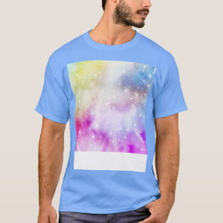 T-shirt Motif coloré Rainbow Galaxy
