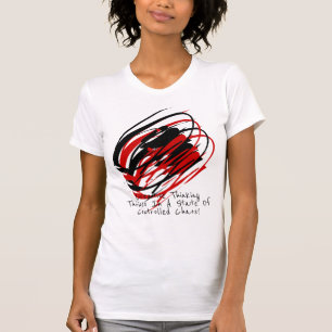 T-shirt Motif commandé de conception de pensée créative de